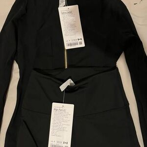 Black Define Jacket and Align Pant Set